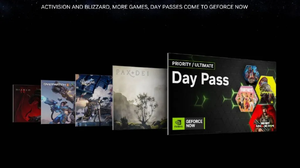 Nvidia 向 Geforce Now 推出 Day Pass