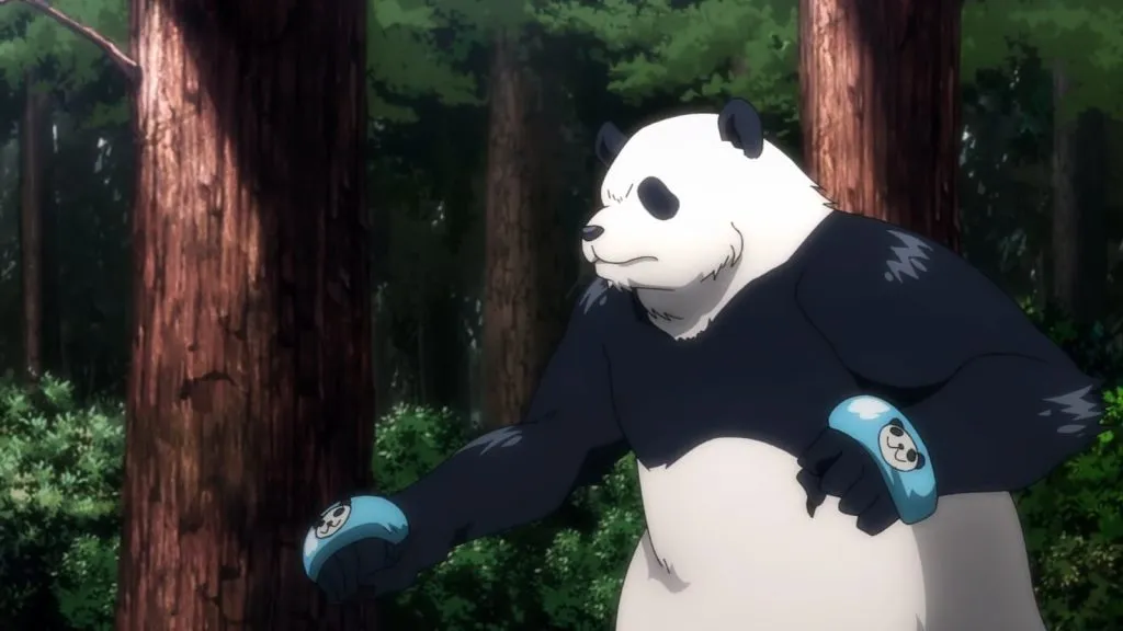 Panda z anime Jujutsu Kaisen