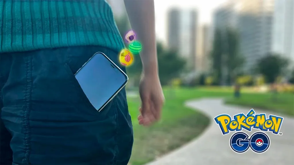 Un widget per la schiusa delle uova utilizzato in Pokemon GO