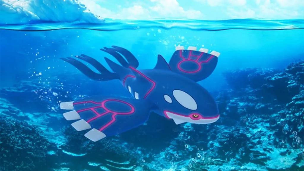 Kyogre dans Pokémon Go