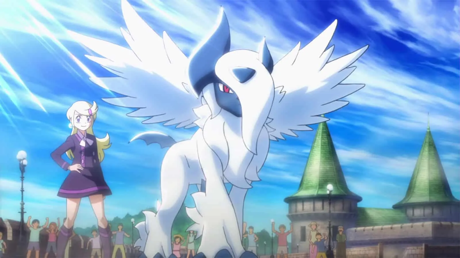 Mega Absol en el anime Pokémon