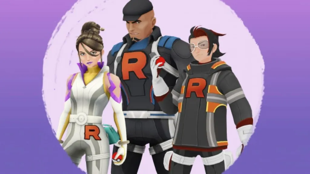 Membros da Equipe Rocket em Pokémon Go