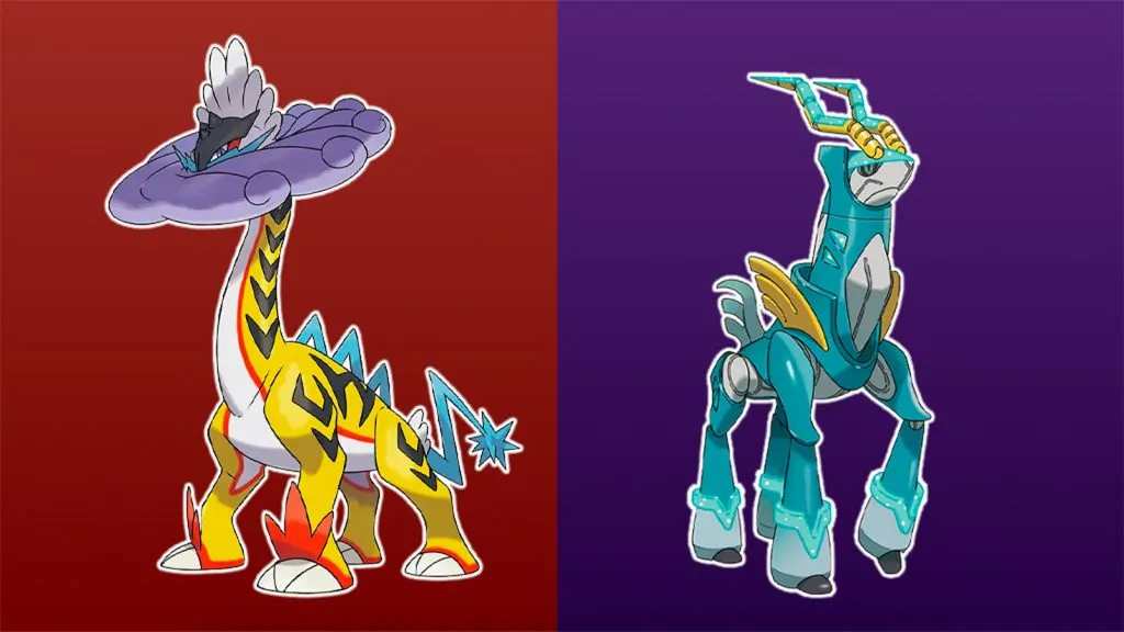 Raging Bolt et Iron Crown dans Pokemon Scarlet et Violet