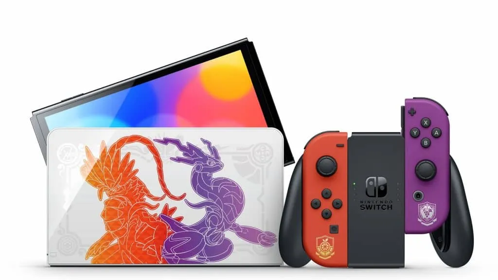 Pokemon-Scarlet-Violet-Oled-Nintendo-Switch-Bundle Edition