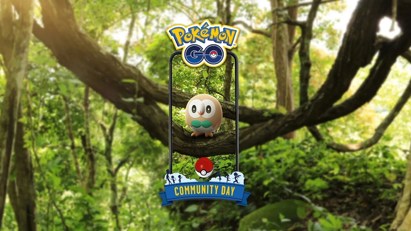 Rowlet do Dia da Comunidade Pokémon Go, janeiro de 2024