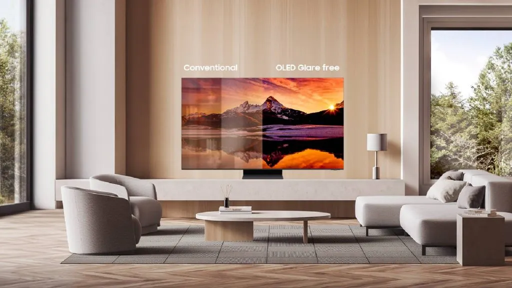 Samsung OLED sans éblouissement CES 2024