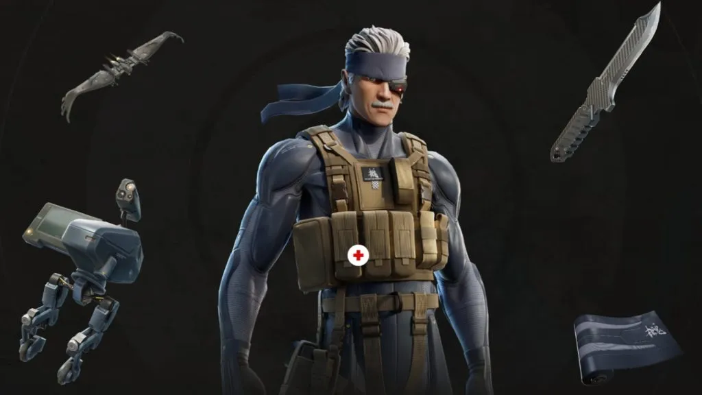 Styl skórki Solid Snake Fortnite 3