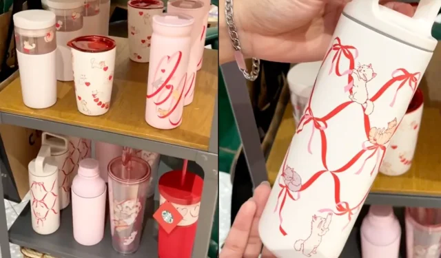 Starbucks lanza vasos de San Valentín con temática de gatos ‘Feline In Love’: ¿dónde están disponibles?