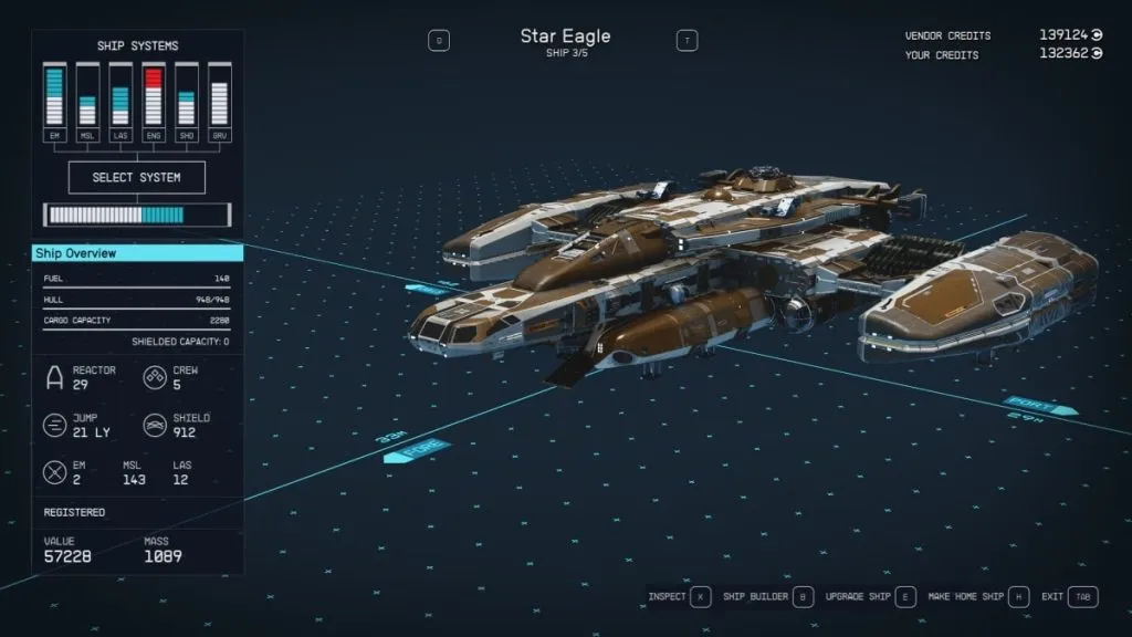 Starfield Best Ships Star Eagle