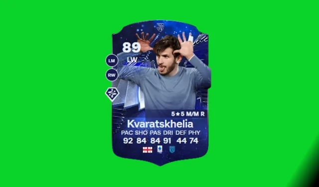 EA FC 24: Como preencher Menções Honrosas TOTY Kvaratskhelia SBC – Solução e custo