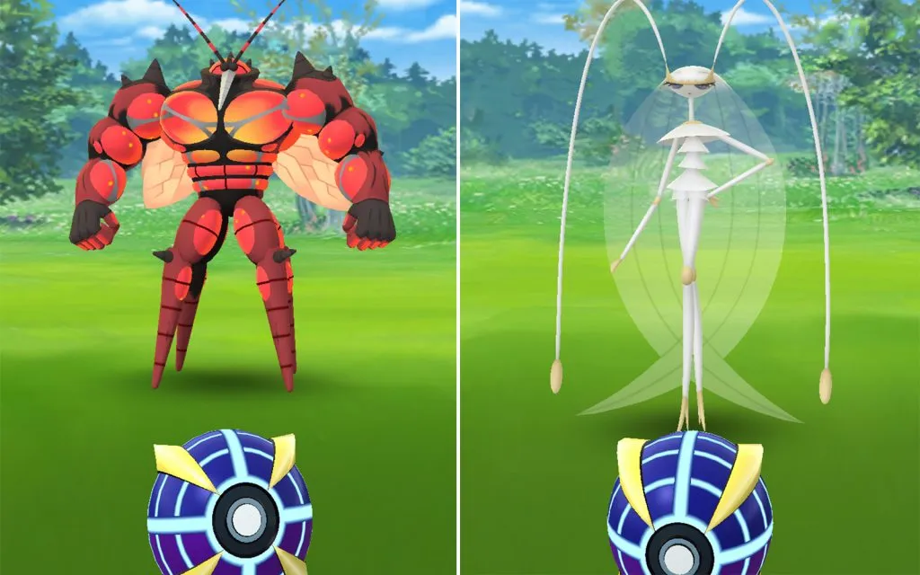 Ultra Bêtes apparaissant dans Pokemon Go