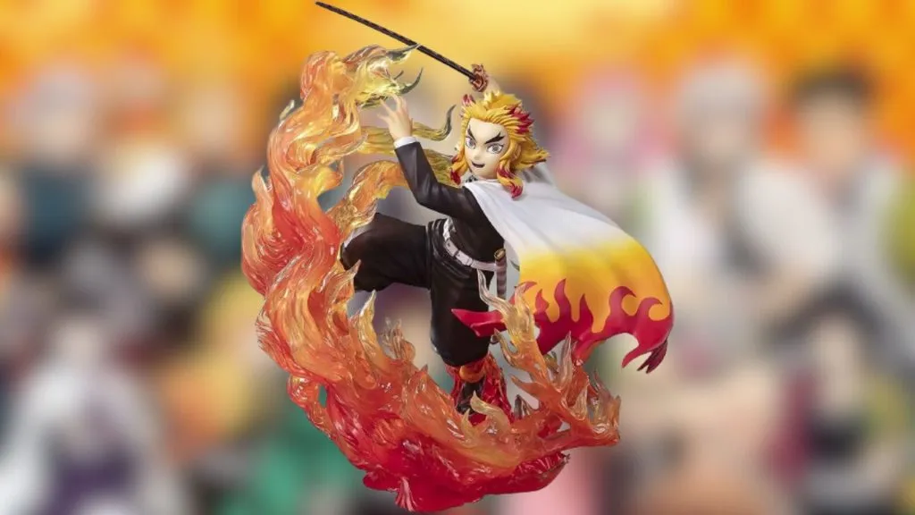 Figurine de respiration de flamme Kyojuro Rengoku