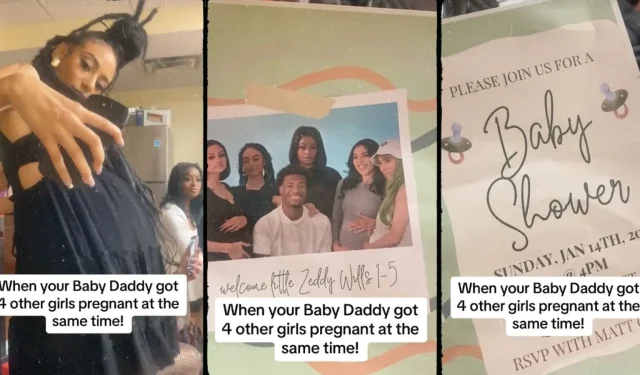 La babyshower devient virale après qu’un homme ait mis cinq femmes enceintes en même temps