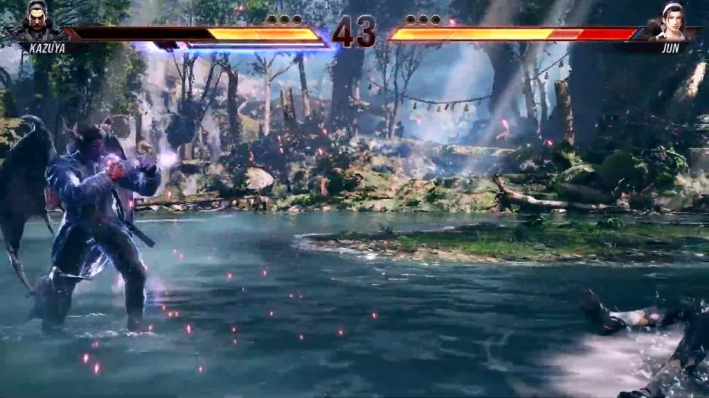 Ein Screenshot des Angriffs im Hitzemodus in Tekken 8