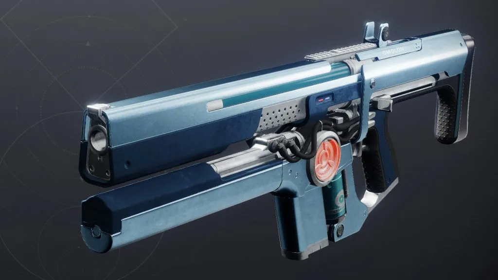 Legendarny karabin automatyczny Ammit AR2 z Destiny 2.