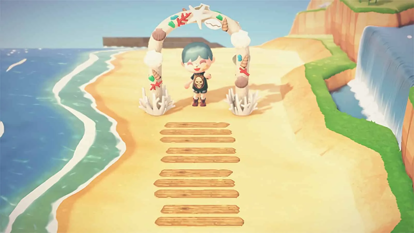 Arco di conchiglie di Animal Crossing