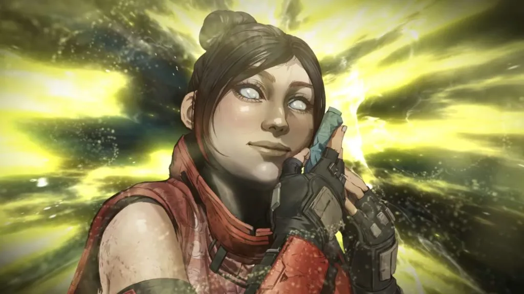 Arte della skin Wraith Tifa di Apex Legends