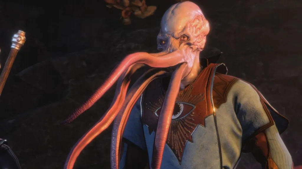 un'immagine di un Mind Flayer in Baldur's Gate 3