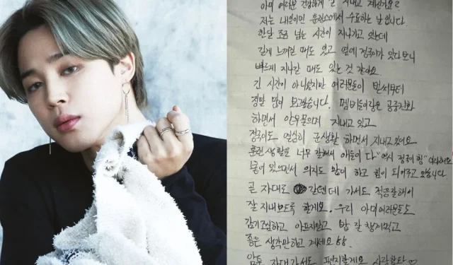 La lettera Jimin Weverse dei BTS lascia gli ARMY senza parole: “Niente è più bello…”