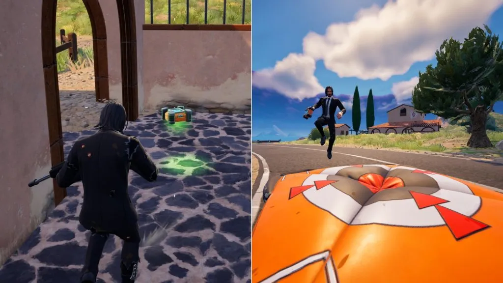 Butin de Crash Pad Jr Floor et déployé par le joueur Fortnite