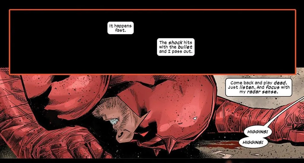 Daredevil recibe un disparo