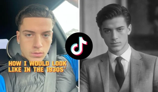 So erhalten Sie den viralen KI-Filter der 1930er Jahre auf TikTok