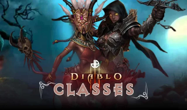 Classes Diablo 3 : tous les personnages, y compris le Nécromancien, le Chasseur de Démons et le Sorcier