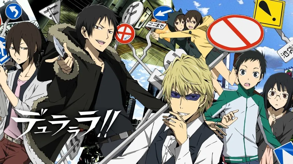 anime de fantasía durarara