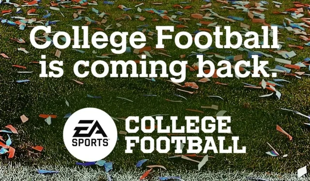 EA SPORTS College Football: Erscheinungsdatum, Ultimate Team & Alles was du wissen musst