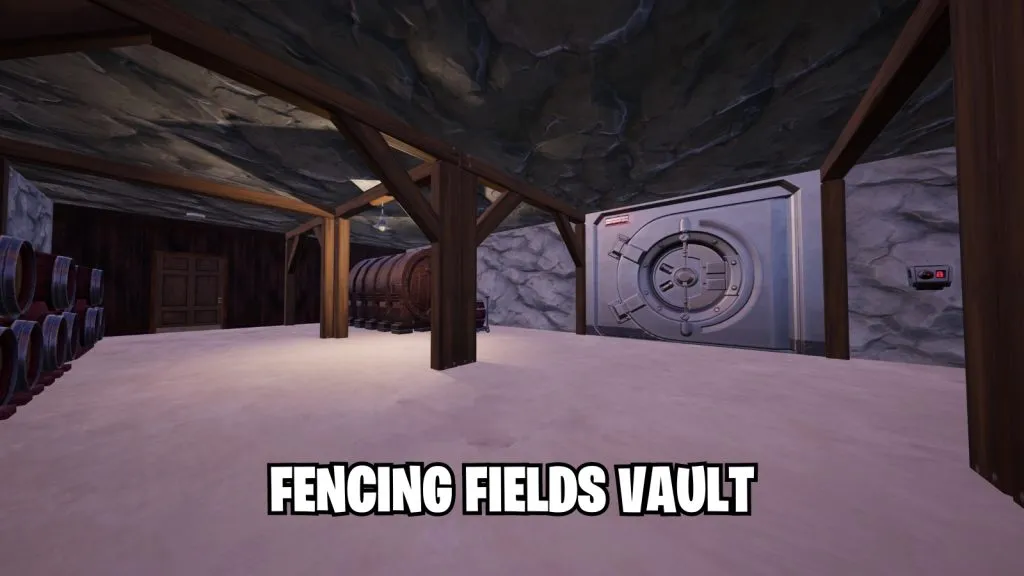 Cofre de Fencing Fields em Fortnite