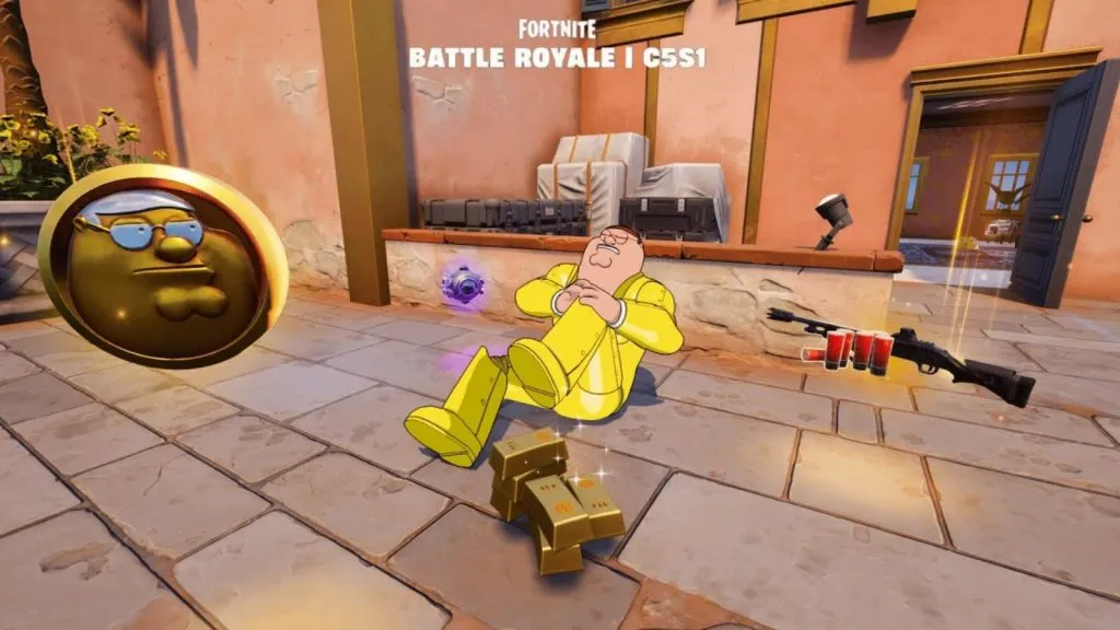 Peter Griffin jefe Fortnite