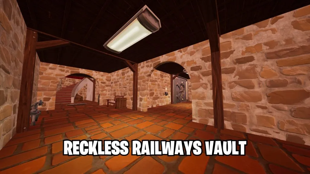 Skarbiec Reckless Railways w Fortnite