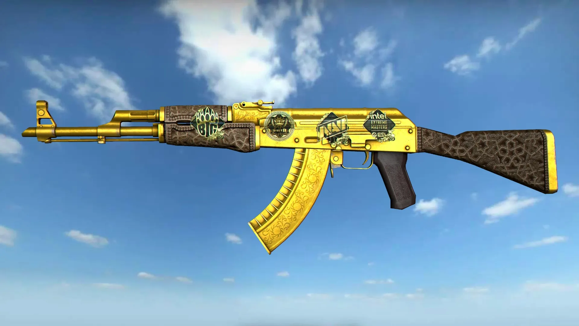 CS:GO의 AK-47 골드 아라베스크 기념품