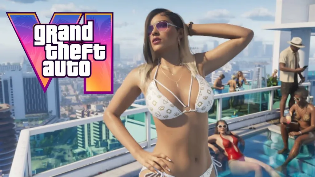 Model bikini w przyczepie gta 6 na dachu