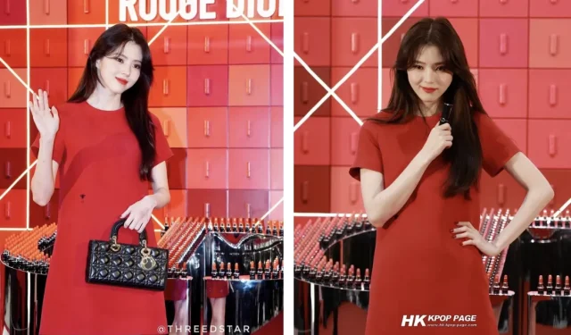 Han So-hee en rouge pour Dior, a rendu les gens sans voix 