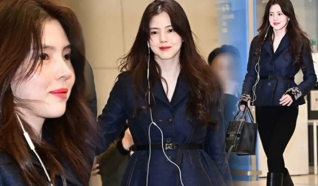 Han So Hee prend d’assaut l’aéroport coréen après la Fashion Week de Paris