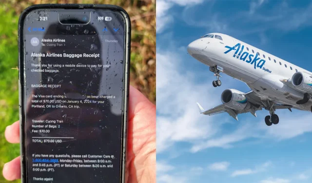 L’iPhone survit à une chute de 16 000 pieds après avoir été aspiré par un vol d’Alaskan Airlines