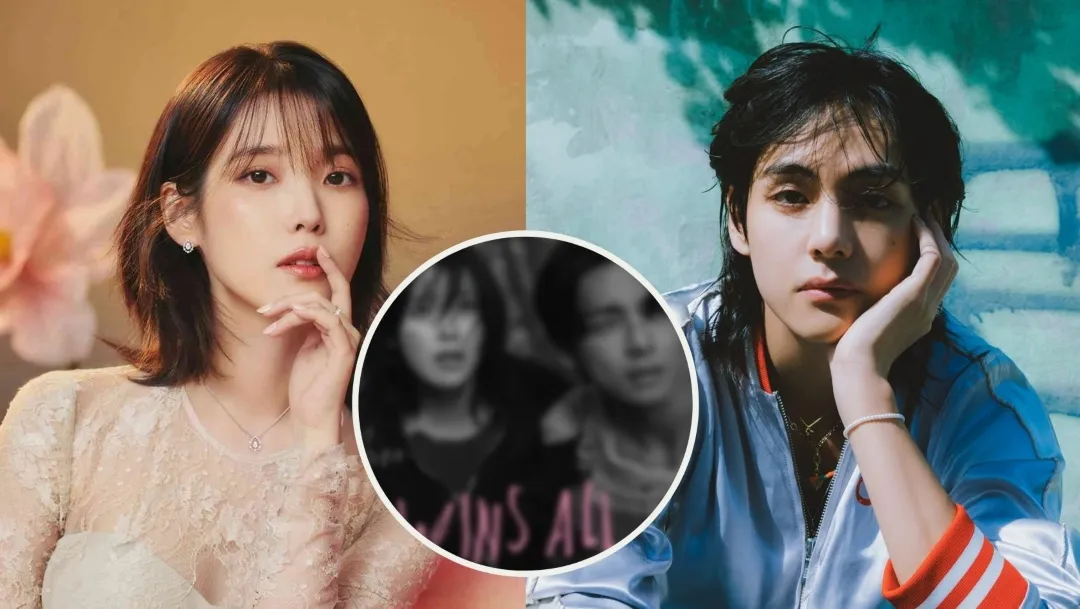 Las habilidades de actuación de IU y BTS V en la película "El amor gana todo" Póster tiene a Uaenas y ARMYs sin aliento