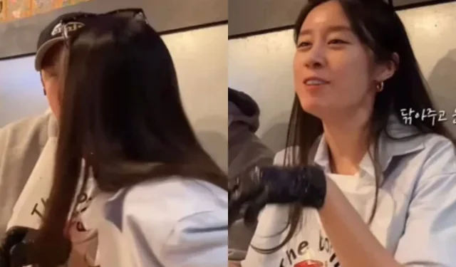 Jiyeon rivela il suo felice viaggio negli Stati Uniti, asciugando la salsa sulla bocca del marito con le sue stesse labbra