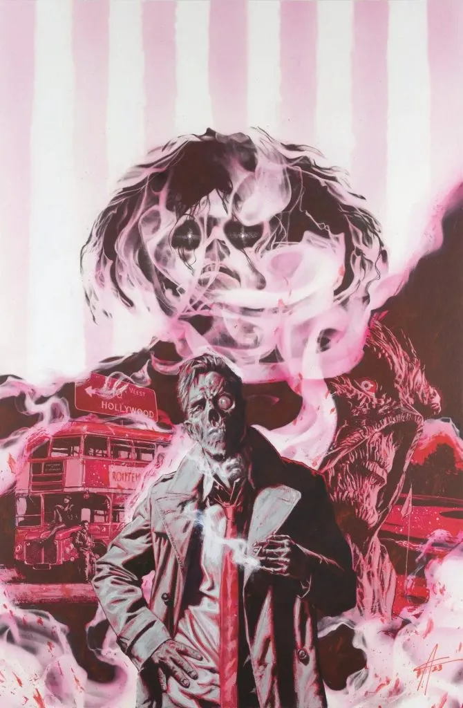 John Constantine, portada de Hellblazer: Dead in America #1