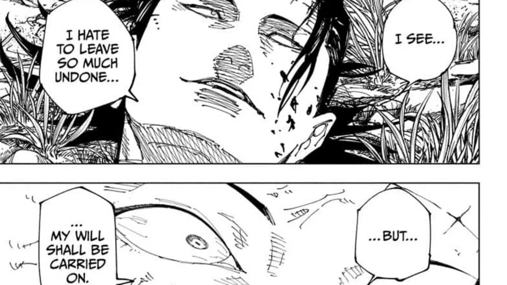 Spoilers du chapitre 244 de Jujutsu Kaisen