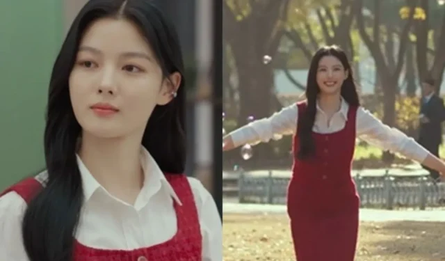 A elegante roupa vermelha de Kim Yoo-jung no final de “My Demon” 