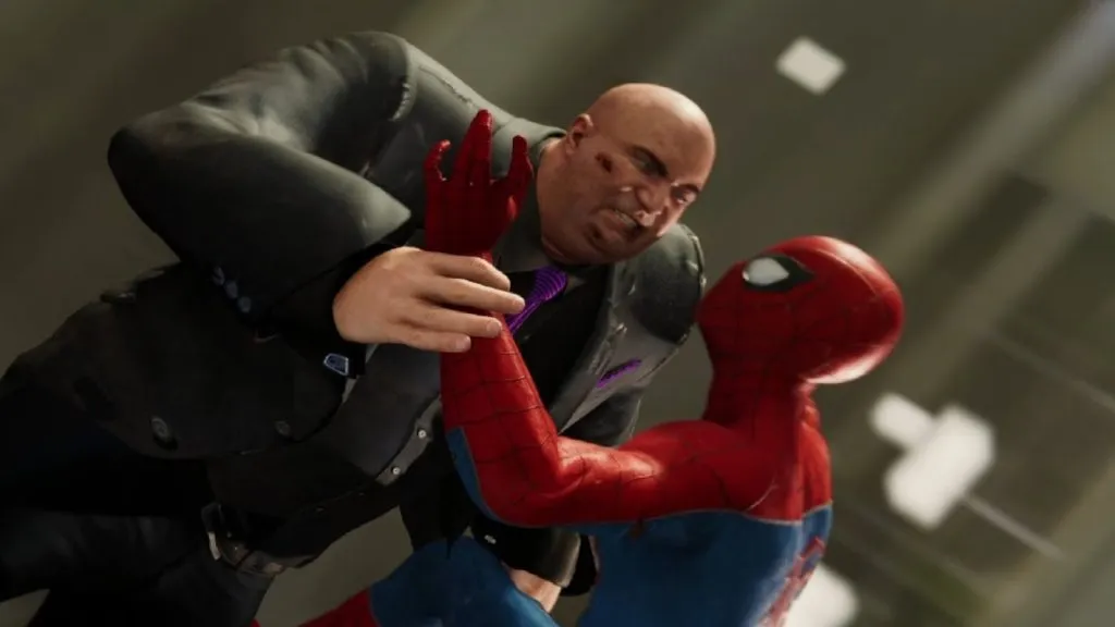 Spider-Man lucha contra Kingpin