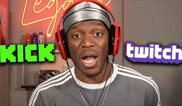 KSI mira a Kick después de insinuar el regreso del streaming