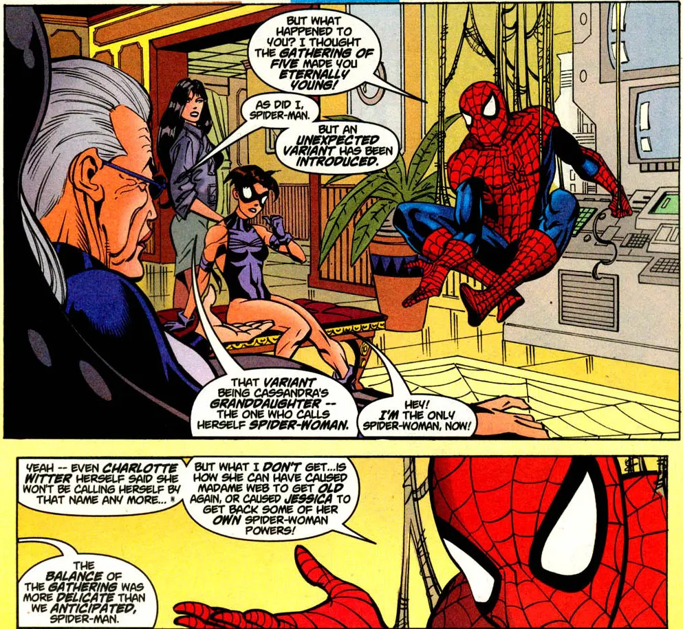 Madame Web révèle qu'elle vieillit encore