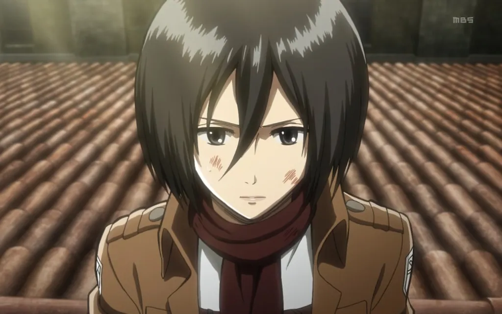 Mikasa Ackerman w „Ataku Tytanów”.