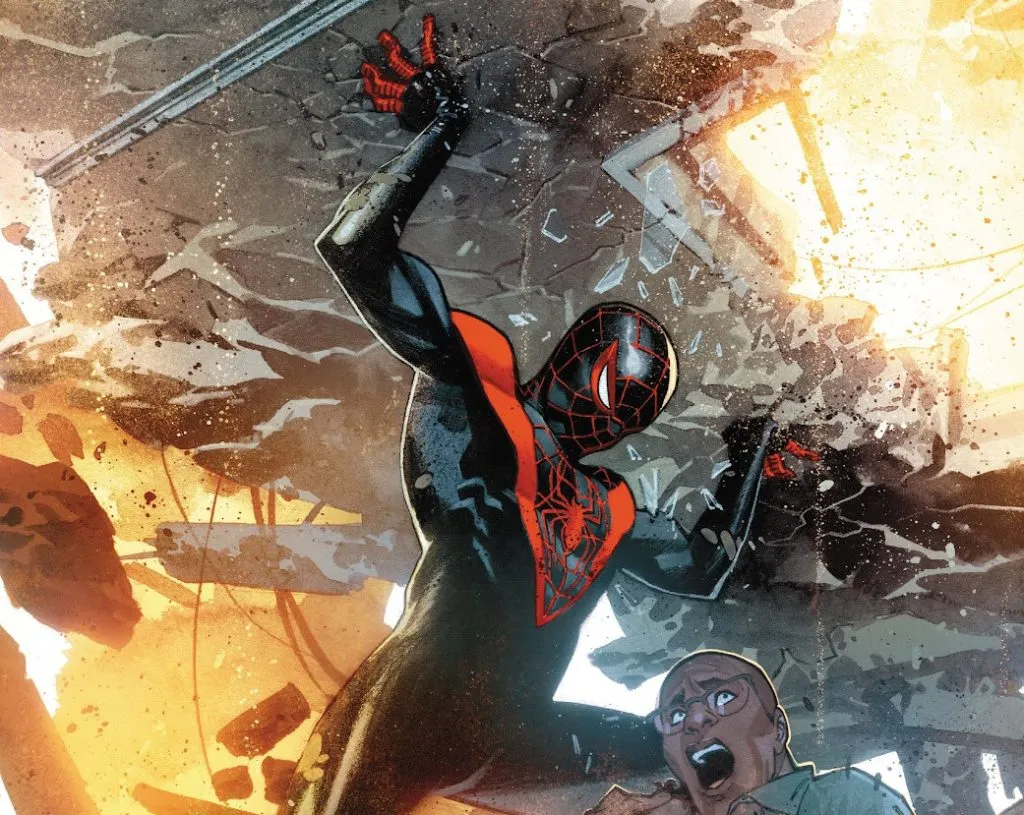 Miles Morales: copertina di Spider-Man #5