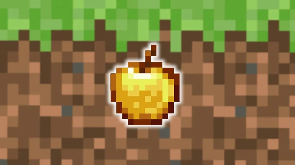 Minecraft mejores fuentes de alimentos manzana dorada