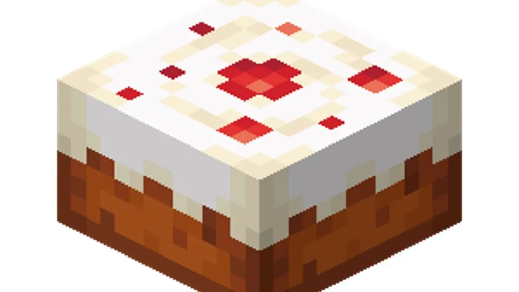 Ein Bild von Kuchen in Minecraft