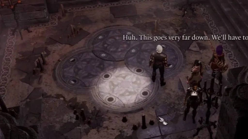 El orden del rompecabezas de la puerta de la luna en Baldur's Gate 3